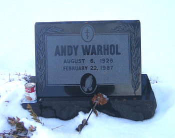 Andy Warhol tombstone